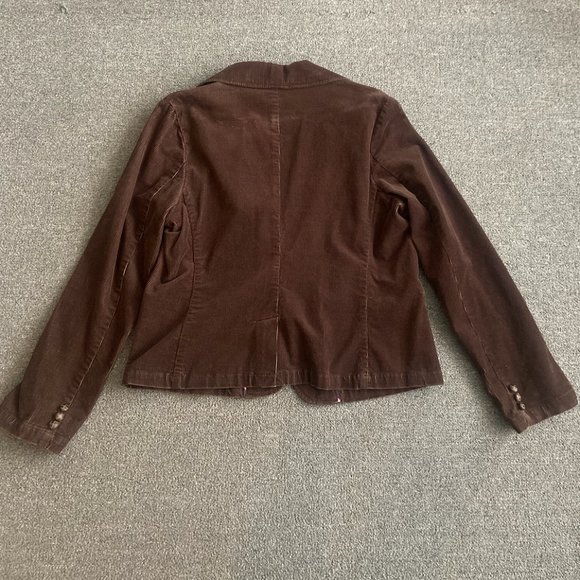 American Eagle Outfitters Brown Corduroy Jacket/Blazer - Picture 3 of 3